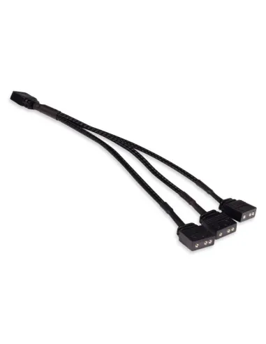 Alphacool Y-Splitter aRGB 3-Pin auf 3x 3-Pin 15cm - schwarz