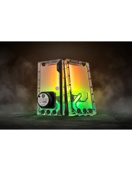 EK Water Blocks EK-Quantum Kinetic3 FLT D5 PWM Ausgleichsbehälter-Pumpen-Kombination - 240mm, D-RGB, Acry