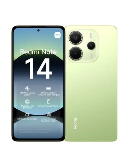 Smartphone Xiaomi MZB0IZZEU REDMI NOTE 14 Lime green