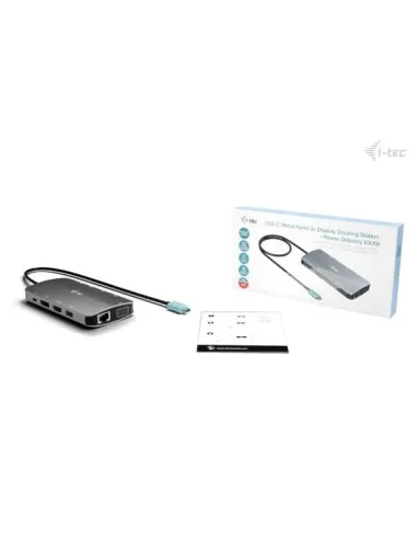 DOCKING USB-C METAL NANO 3X DISPLAY
