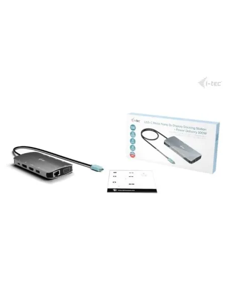 DOCKING USB-C METAL NANO 3X DISPLAY
