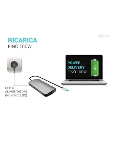 DOCKING USB-C METAL NANO 3X DISPLAY
