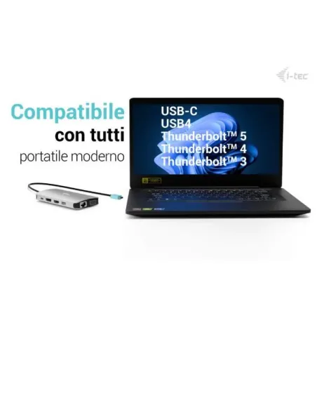 DOCKING USB-C METAL NANO 3X DISPLAY