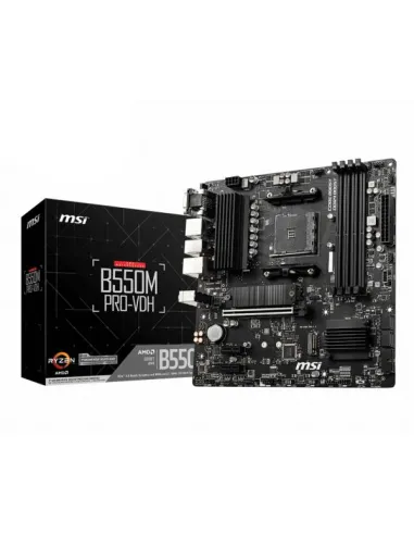 MSI B550M PRO-VDH scheda madre AMD B550 Socket AM4 micro ATX