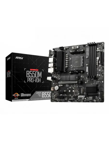 MSI B550M PRO-VDH scheda madre AMD B550 Socket AM4 micro ATX