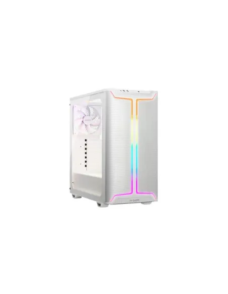 be quiet! Pure Base 501 DX PC-Gehäuse, Midi-Tower, ATX, ARGB, Tempered Glass - weiß