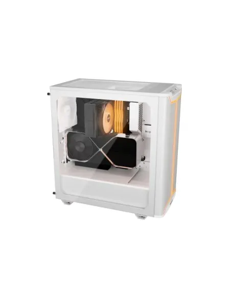 be quiet! Pure Base 501 DX PC-Gehäuse, Midi-Tower, ATX, ARGB, Tempered Glass - weiß