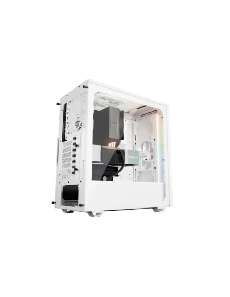 be quiet! Pure Base 501 DX PC-Gehäuse, Midi-Tower, ATX, ARGB, Tempered Glass - weiß