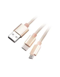 Akasa AK-CBUB42-12GL cavo USB USB 2.0 1,2 m USB A USB C/Micro-USB B