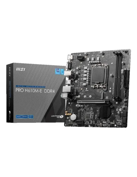 MSI Pro H610M-E DDR4, Intel H610 Mainboard - Sockel 1700, DDR4