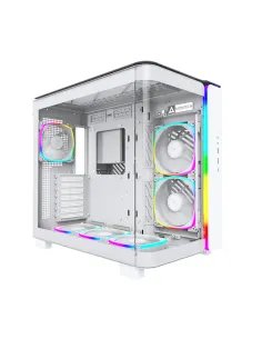 Montech KING 95 PRO Midi-Tower, Tempered Glass, ARGB - weiß