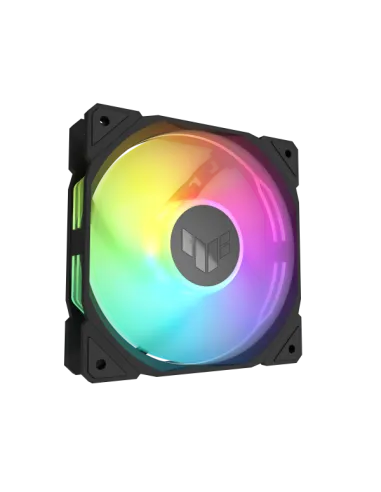 ASUS TUF Gaming TR120, PWM ARGB Lüfter 3er Pack - 120mm, schwarz