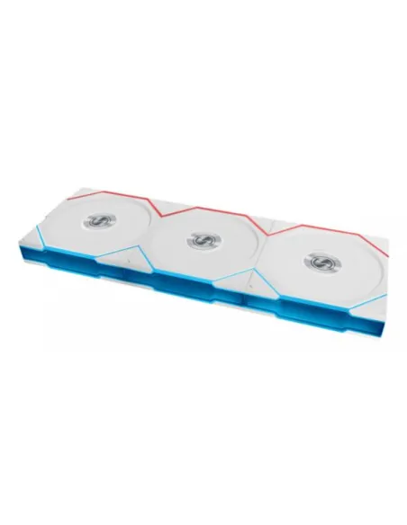 Lian Li UNI FAN TL Wireless Lüfter, ARGB, PWM, 3er-Pack - Reverse Blade, 120mm, weiß