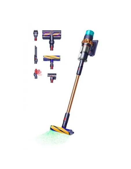 Dyson Gen5detect Batteria Secco HEPA Senza sacchetto Blu, Rame