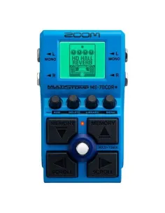 Multieffetto chitarra Zoom MULTISTOMP MS 70CDR+ Blue