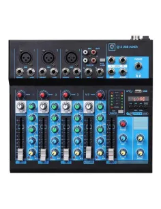 Mixer disc jockey Oqan 625809 Q5 Usb Mkii Black