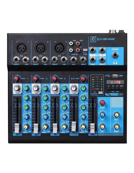 Mixer disc jockey Oqan 625809 Q5 Usb Mkii Black