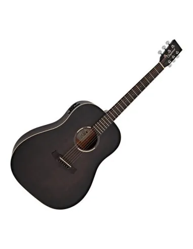 Chitarra acustica Tanglewood TWBB SDE BLACKBIRD Smokestack Black Satin