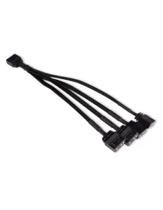 Alphacool Y-Splitter aRGB 3-Pin auf 4x 3-Pin 15cm - schwarz