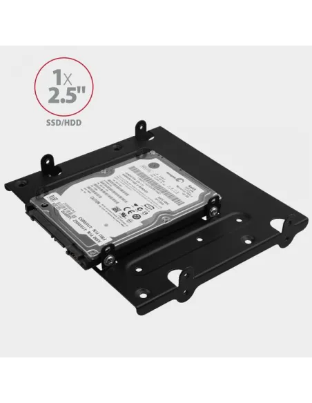 AXAGON RHD-435 Halterahmen für 4x 2,5"/2x 2,5" + 1x 3,5" im 5,25" Slot - schwarz