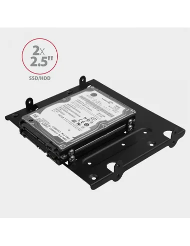 AXAGON RHD-435 Halterahmen für 4x 2,5"/2x 2,5" + 1x 3,5" im 5,25" Slot - schwarz