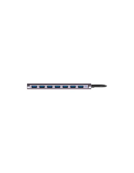 HUB USB3.0 SLIM 7 PORTE 5.0GBPS ALI