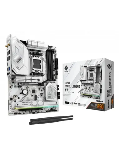 ASROCK B850 Steel Legend WiFi Mainboard, Sockel AM5, AMD B850, ATX, DDR5