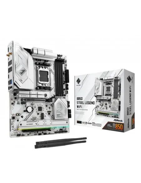 ASROCK B850 Steel Legend WiFi Mainboard, Sockel AM5, AMD B850, ATX, DDR5