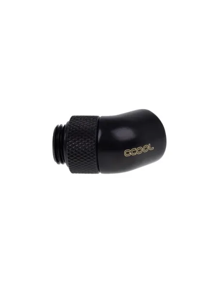 Alphacool Eiszapfen Adapter 45 Grad G1/4 Zoll AG auf G1/4 Zoll IG - drehbar, schwarz