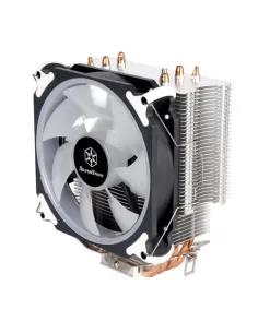 Silverstone AR12 RGB Processore Refrigeratore 12 cm Nero, Acciaio inox, Bianco 2