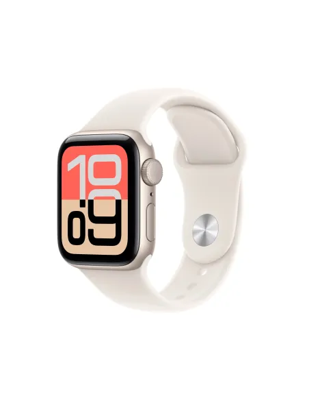 Apple Watch SE (3nd generation) SE 3 GPS 40mm Cassa Alluminio Galassia con Sport Band Galassia - M L