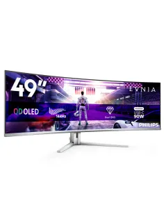 Philips Evnia 8000 49M2C8900L 00 Monitor PC 124,2 cm (48.9") 5120 x 1440 Pixel Dual QHD QD-OLED Bianco 2