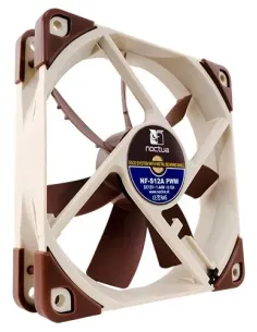 Noctua NF-S12A PWM sistema di raffreddamento per computer Case per computer Ventilatore 12 cm Beige, Marrone 2