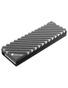 Jonsbo M.2-3 GREY sistema di raffreddamento per computer Unità allo stato solido Dissipatore di calore Radiatore Nero, Grigio 1 2