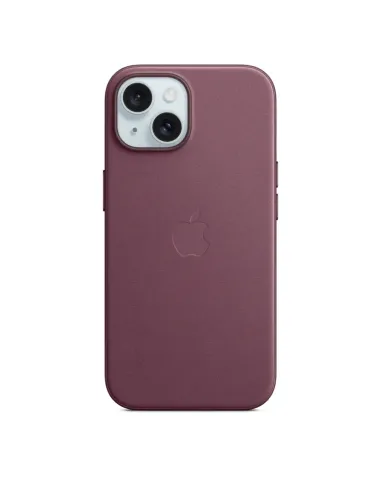 Apple Custodia MagSafe in tessuto Finewoven per iPhone 15 - Gelso