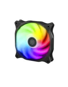 Silverstone Air Blazer 120R Case per computer Ventilatore 12 cm Nero, Translucent