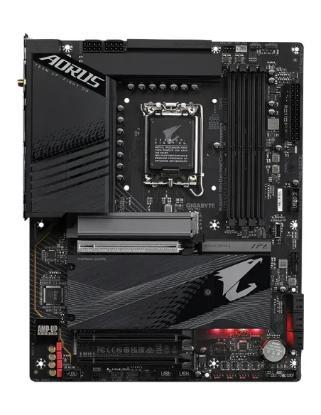 GIGABYTE Z790 AORUS ELITE AX Scheda madre - Supporta CPU Intel Core di 14a generazione, 16*+2+1 fasi VRM digitali, fino a
