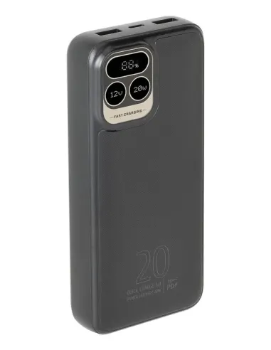 Rivacase VA2521 batteria portatile Polimeri di litio (LiPo) 20000 mAh Grigio