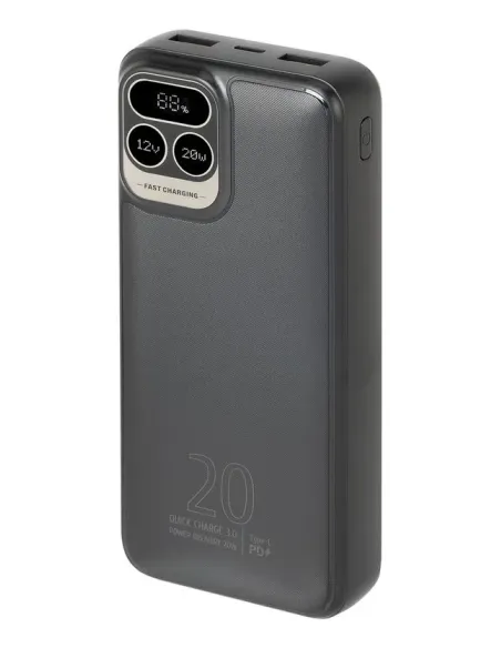Rivacase VA2521 batteria portatile Polimeri di litio (LiPo) 20000 mAh Grigio
