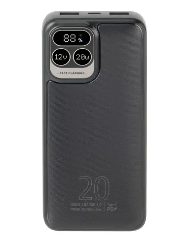 Rivacase VA2521 batteria portatile Polimeri di litio (LiPo) 20000 mAh Grigio