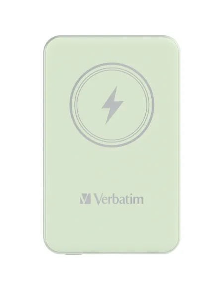 Verbatim Charge 'n' Go Polimeri di litio (LiPo) 5000 mAh Carica wireless Verde