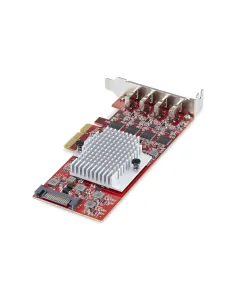 StarTech.com Scheda PCIe USB-C a 4 Porte, USB 3.2 10Gbps, Scheda di Espansione PCI Express USB Type-C con 4 Controller USB 2