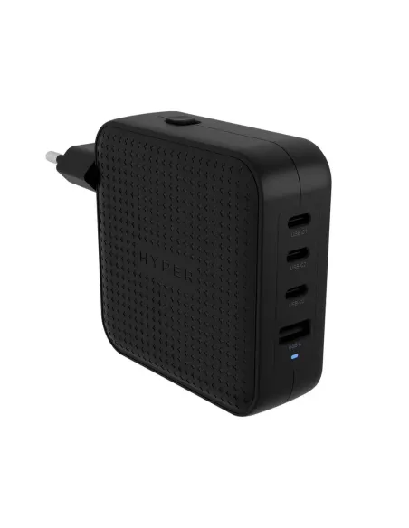 HYPER HJ1002BKWWGL Caricabatterie per dispositivi mobili Computer portatile, Smartphone, Tablet Nero AC Ricarica rapida Interno
