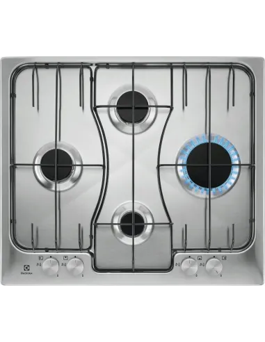 Electrolux PIANO GAS COMANDI FRONTALI 60 CM RGG6242LOX MADE IN ITALY