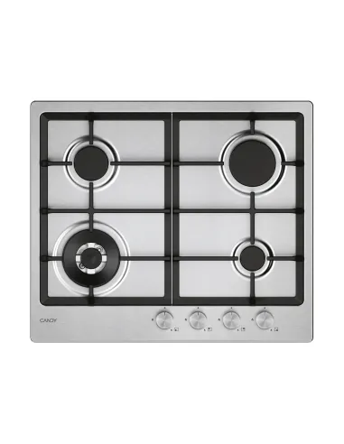 Candy Moderna CHG6BF4WTX Acciaio inox Da incasso 60 cm Gas 4 Fornello(i)