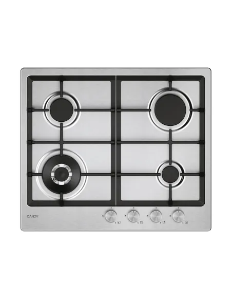 Candy Moderna CHG6BF4WTX Acciaio inox Da incasso 60 cm Gas 4 Fornello(i)