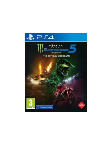 Milestone Monster Energy Supercross 5 Standard Inglese, ESP, ITA, Francese, Tedesca, POR-BRA PlayStation 4