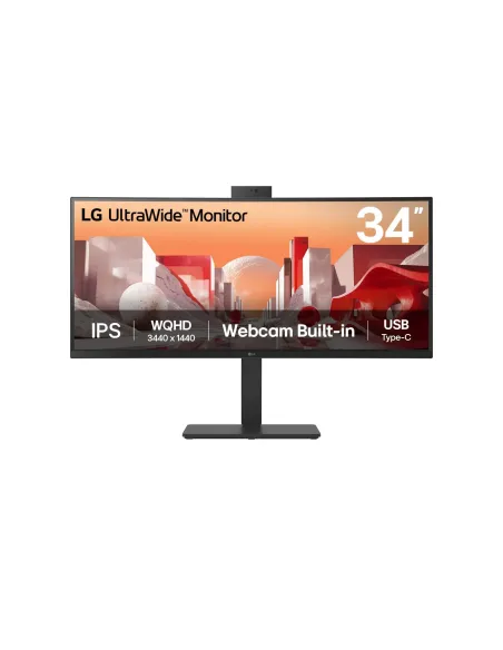 LG 34BA85QE-B Monitor PC 86,4 cm (34") 3440 x 1440 Pixel Wide Quad HD LCD Nero