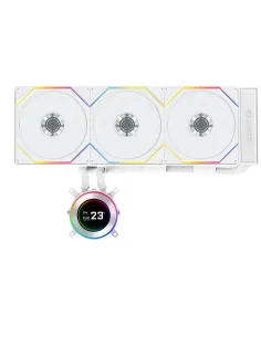 Lian Li GA II Hydroshift II LCD-C 360TL Processore Raffreddatore di liquidi tutto in uno 12 cm Bianco 1 pz