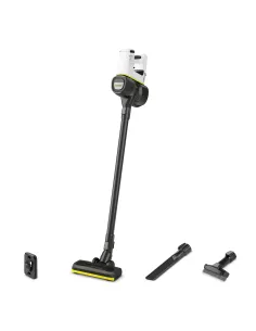 Kärcher VC 4 Aspirapolvere a bastone 2 in 1 Batteria Secco HEPA Senza sacchetto Nero, Giallo